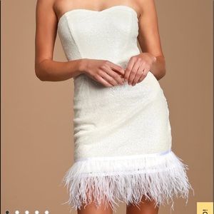white sequin dress; Bachelorette dress
